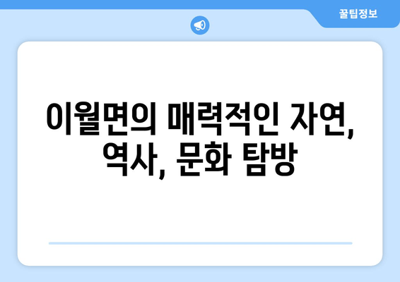 이월면의 매력적인 자연, 역사, 문화 탐방