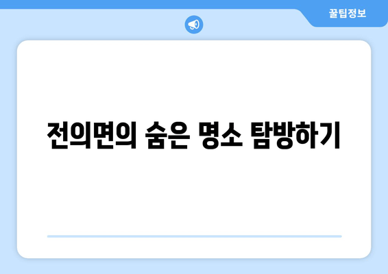 전의면의 숨은 명소 탐방하기