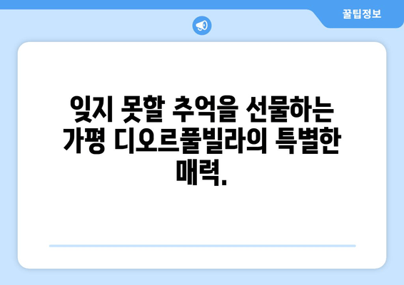 가평 디오르풀빌라 | 개인 수영장과 고급 숙박으로 잊지 못할 휴식을 선물하세요