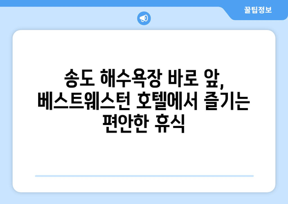 부산 송도 해수욕장 편안한 휴가, 베스트웨스턴 숙박 후기| 객실, 조식, 편의시설 총정리 | 송도 해수욕장, 부산 여행, 호텔 추천