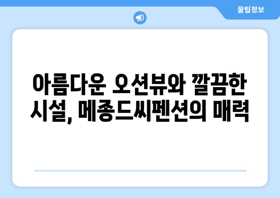 강릉 가성비 펜션 추천| 메종드씨펜션 | 낭만 가득, 알뜰 여행