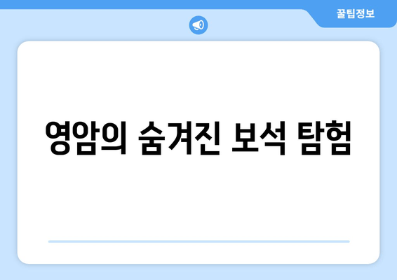 영암 숨겨진 보석 탐험