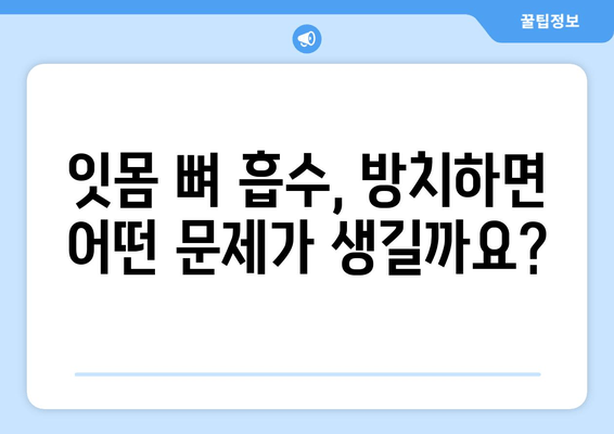 잇몸 뼈 흡수, 증상과 치료 방법 알아보기 | 잇몸 질환, 치주염, 임플란트