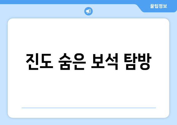 진도 숨은 보석 탐방