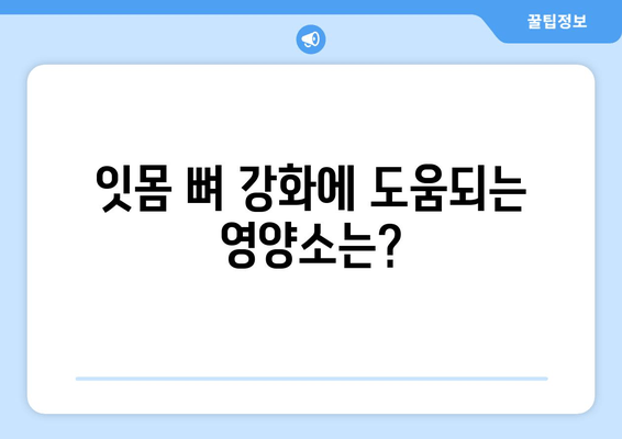 잇몸 뼈 강화 영양제| 건강한 잇몸 유지하는 5가지 비법 | 잇몸 건강, 잇몸 뼈, 영양제, 치주염 예방