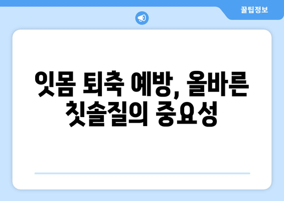 치은 각질화 예방, 5가지 구강 관리 팁 | 잇몸 건강, 치주 질환, 잇몸 퇴축