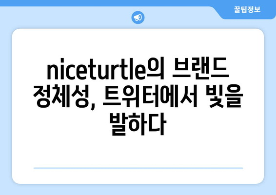 niceturtle 트위터 브랜딩 전략 분석| 성공적인 팔로워 확보를 위한 5가지 팁 | 소셜 미디어 마케팅, 브랜드 홍보, 트위터 전략