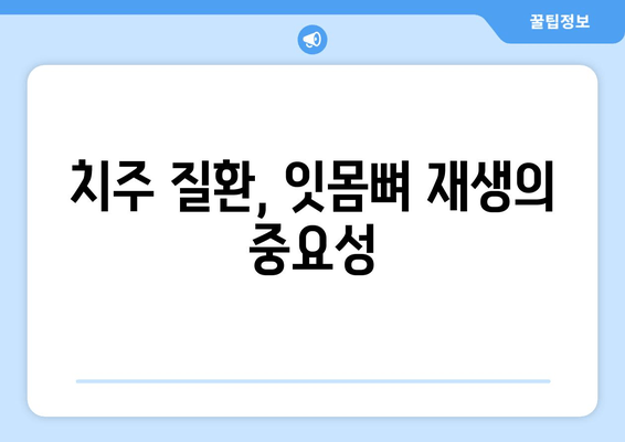 잇몸뼈 손실, 치은 그래프팅이 필요한 이유 | 잇몸뼈 재생, 치주 질환, 치과 치료