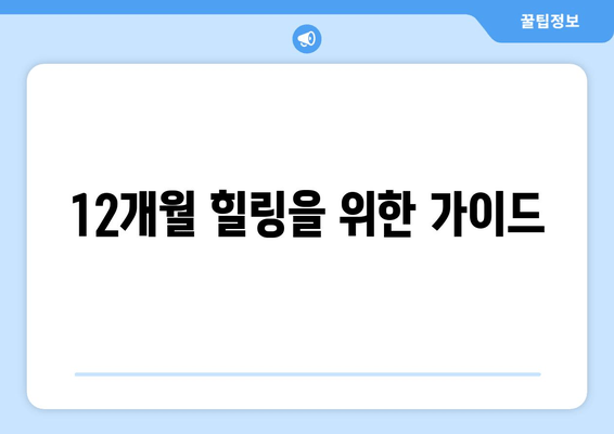 12개월 힐링을 위한 가이드