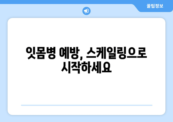 잇몸 건강 지키는 필수템! 스케일링, 왜 중요할까요? | 잇몸병 예방, 치주 질환, 치과 관리