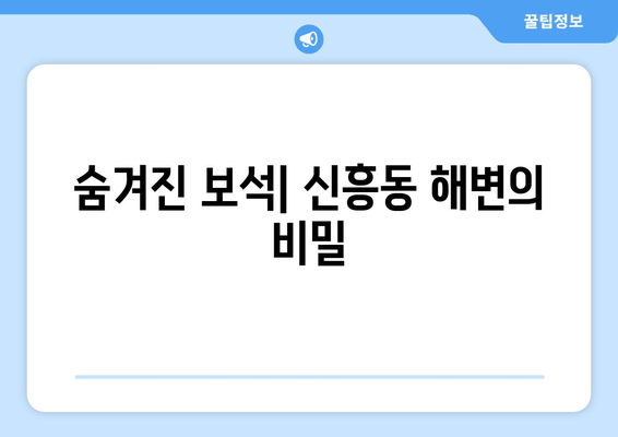 숨겨진 보석| 신흥동 해변의 비밀