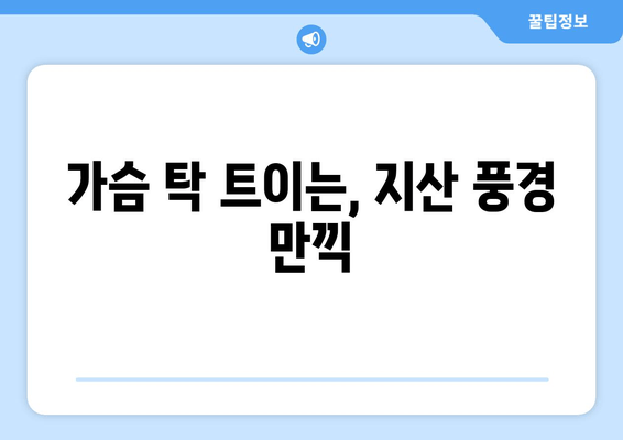 가슴 탁 트이는, 지산 풍경 만끽