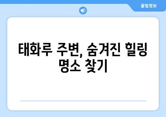 여수 태화루에서 힐링 휴식, 조용하고 편안한 시간을 위한 완벽 가이드 | 여수 여행, 태화루, 숙소 추천, 힐링, 휴식