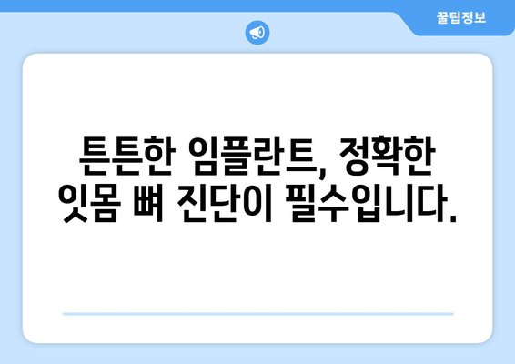 임플란트 뼈 이식 성공의 열쇠? 잇몸 뼈 상태 정확한 진단이 중요합니다! | 임플란트, 뼈 이식, 잇몸 뼈 검사, 성공률