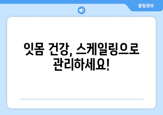 잇몸 건강 지키는 스케일링, 인천 서울365 치과에서 알아보세요! | 스케일링, 잇몸 건강, 치주 질환, 인천 치과