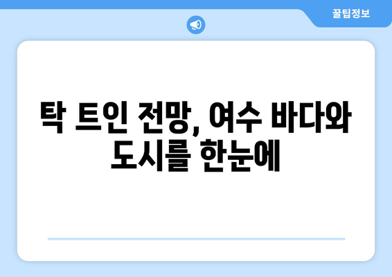 여수 서월 리버뷰 호텔에서 바라본 여수의 매혹적인 풍경 | 여행, 숙소, 전망, 뷰, 추천