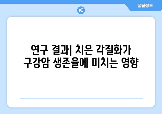 치은 각질화가 구강암 예후에 미치는 영향|  연구 결과 및 임상적 시사점 | 구강암, 예후, 치은, 각질화, 연구