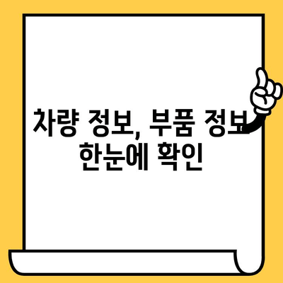 자동차 부품, 차대번호로 간편하게 조회하세요! | 자동차 부품 조회, 차량 정보, 부품 검색, 온라인 서비스