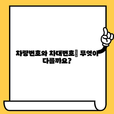 차량번호와 차대번호| 차이점 완벽 정리 & 조회 방법 | 자동차 정보, 번호판, 차량 조회