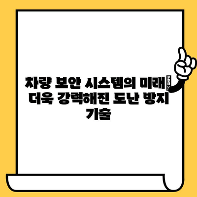 차량 추적 기술의 발전| 차대번호 도난 예방을 위한 혁신 | 자동차 도난 방지, GPS 추적, 차량 보안 시스템