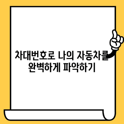 차량의 신원 확인| 차대번호로 알아보는 자동차의 모든 것 | 차대번호 해독, 자동차 정보, 차량 조회