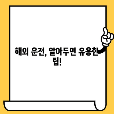 국내외 차량 사고 대처, 어떻게 다를까? | 교통사고, 보험, 법률, 차이점 비교