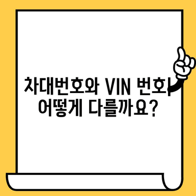 차대번호와 VIN 번호| 차이점 비교 및 조회 방법 가이드 | 자동차, 차량 정보, 번호판