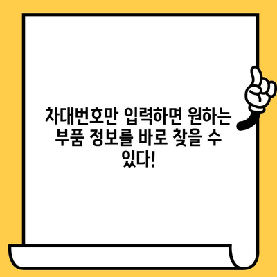 차량 부품 찾기, 이제 차대번호만 있으면 끝! | 차대번호, 부품 조회, 자동차 부품, 정비