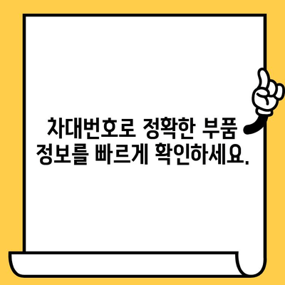 차량 부품 찾기, 이제 차대번호만 있으면 끝! | 차대번호, 부품 조회, 자동차 부품, 정비