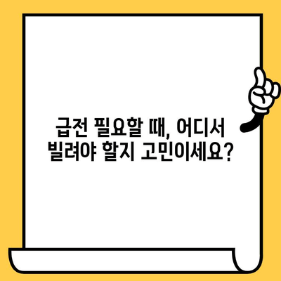 급한 돈 필요할 때? 무직자, 신용불량자도 가능한 응급 대출 옵션 | 비상금, 소액대출, 긴급 대출, 신용대출, 대출 상담