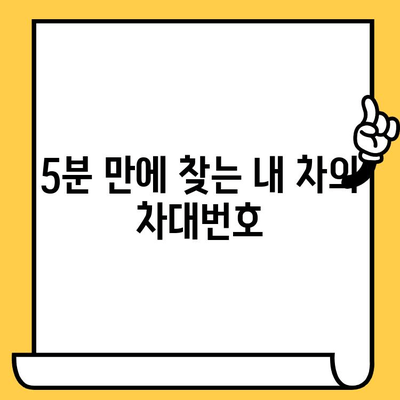 내 차의 차대번호, 어디에 있을까요? | 차량 정보, 위치 확인, 간편 가이드