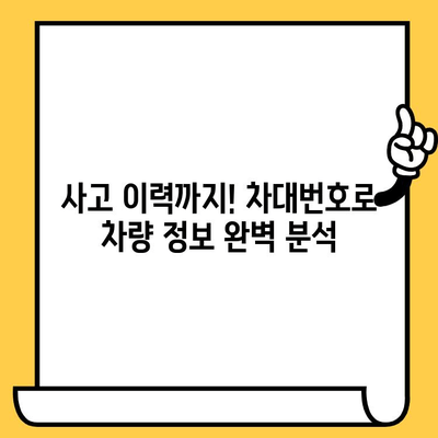 차대번호로 알 수 있는 자동차 정보| 제조사, 연식, 모델, 사고 이력까지 | 차량 정보, 차대번호 해독, 자동차 조회