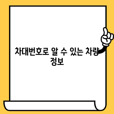 차량의 핵심 정보, 차대번호| 의미와 확인 방법 | 자동차, 차량 정보, VIN, 차량 조회