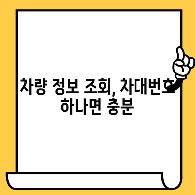 차량 주민번호 확인? 차대번호로 차량 상태 꼼꼼히 파악하는 방법 | 차량 정보 조회, 차량 상태 확인, 차대번호 활용