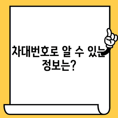 차량 부위별 차대번호 위치 확인 가이드 | 자동차, 차량 정보, 차대번호 찾기