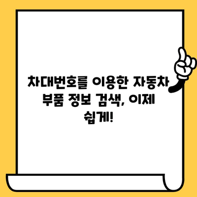 차대번호로 자동차 부품 정보 알아내기| 완벽 해독 가이드 | 자동차 부품, 차량 정보, VIN 해독