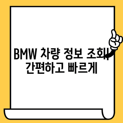 BMW 차량 정보 확인| 차대번호로 생산일 알아보기 | 차대번호 조회, 생산 정보, 차량 정보 확인 가이드