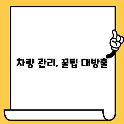 차량 안전과 관리 상태, 차대번호로 한번에 확인하세요! | 차량 정보 조회, 안전 점검, 관리 팁