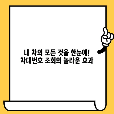 차량 정보 3분 만에 확인! 차대번호 조회 완벽 가이드 | 자동차, 차량 정보, 번호판 조회