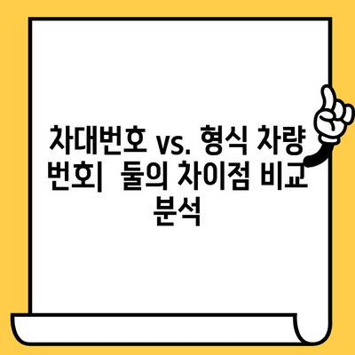 차대번호 vs. 형식 차량 번호| 둘의 차이점 완벽 정리 | 자동차 정보, 차량등록, 차량번호