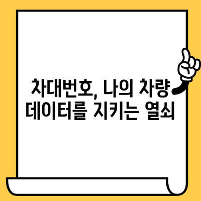 차량 보안의 핵심, 차대번호로 지키는 나의 데이터 | 차량 데이터 보호, 개인정보 보호, 보안 강화
