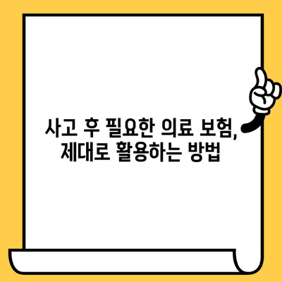 사고 후 필요한 의료적 대응| 단계별 가이드 | 응급처치, 병원 방문, 후속 관리
