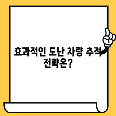 도난 차량 찾기| 복구 절차, 주의 사항, 그리고 성공 전략 | 도난 차량, 차량 추적, 보험, 경찰 신고