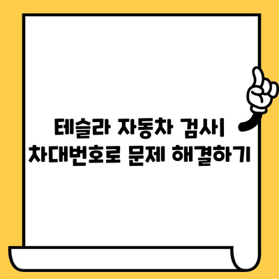 테슬라 자동차 검사| 차대번호 문제 해결 가이드 | 차량 정보 확인, 오류 해결 팁, 검사 방법