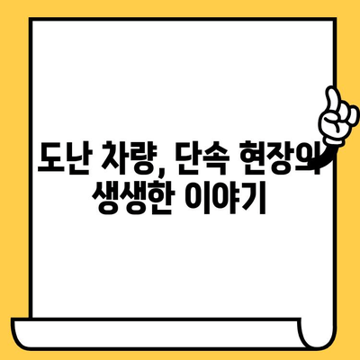 차량 도난 방지, 차대번호로 시작하세요| 법적 조치와 집행 기관의 역할 | 차량 도난, 차대번호 조회, 도난 차량 단속, 자동차 절도 예방