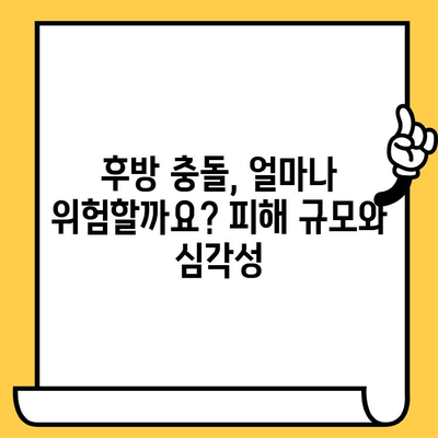 후방 충돌 사고| 원인 분석, 피해 규모, 예방 위한 실천 가이드 | 교통사고, 안전운전, 자동차