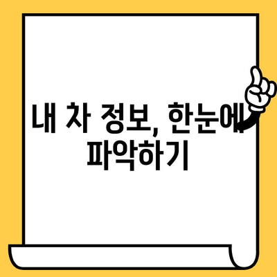 차량 정보 한눈에 파악하기| 차대번호 조회 위치 확인 가이드 | 자동차, 차량 정보, 차량 조회