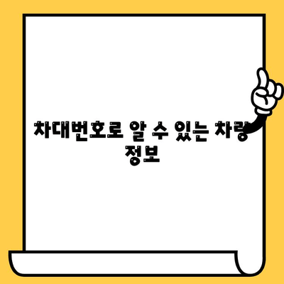 자동차 차대번호 완벽 이해| 의미, 위치, 확인 방법 | 차량 정보, VIN, 자동차 번호판