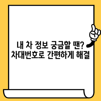차량 정보 한눈에! 차대번호 조회 가이드| 3분컷 완벽 설명 | 자동차, 차량 정보, 차량 조회, 번호판