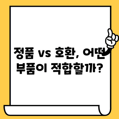 차량 부품 조회 시 꼭 알아야 할 7가지 주의사항 | 자동차 부품, 정품, 호환, 가격 비교, 온라인 쇼핑, 주의점